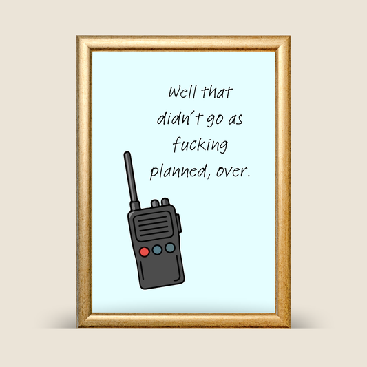 'Mission Failed Successfully' Wall Art Print